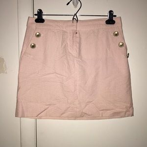 Sweet seersucker miniskirt